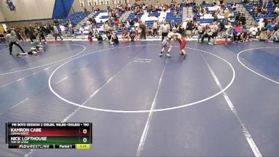 190 lbs Cons. Semi - Kamron Cabe, Logan Grizz vs Nick Lofthouse, Top Of Utah