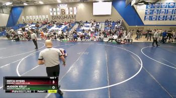 125 lbs Cons. Round 3 - Hudson Kelly, Wasatch Wrestling Club vs Mitch Myers, Fremont Wrestling Club