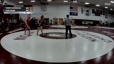 165 lbs Quarterfinal - Josh Heuss, Wisconsin-Stevens Point vs Toren Vandenbush, Msoe