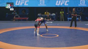 59 kg Final 3-5 - Viktoriia Khusainova, Kazakhstan vs Komal Komal, India