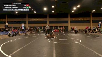 184 lbs Rd Of 32 - Tomas Brooker, Appalachian State vs Brock Mantanona, Michigan