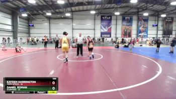 130 lbs Rd# 6- 9:00am Saturday Final Pool - Kayden Harrington, Terps XPress vs Daniel Roman, Scorpions