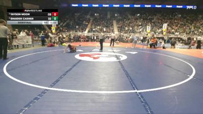 4A-106 lbs Semifinal - Shaiden Casner, Cheyenne East vs Tayson Moon, Evanston