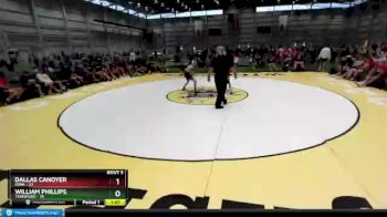 100 lbs Semis & 1st Wrestleback (8 Team) - Dallas Canoyer, Iowa vs William Phillips, Tennessee