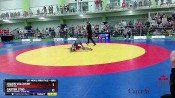 48kg Quarterfinal - Julien Valcourt, L`Essor WC vs Carter Stad, Swift Current Titans WC