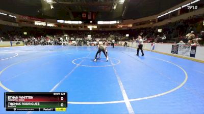 126 lbs Champ. Round 2 - Thomas Rodriguez, Bagdad vs Ethan Whitten, Mountain Ridge