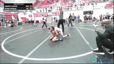 85 lbs Final - Liam Garcia, Shelton Wrestling Academy vs Caden Jerry, Rough Riders