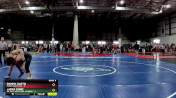 132 lbs Placement Matches (8 Team) - Danny Gatto, CLINIC WRESTLING vs James Kunz, PIT BULL WRESTLING ACADEMY