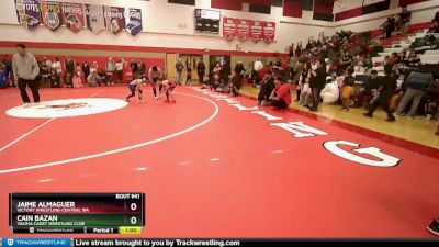 67 lbs 3rd Place Match - Cain Bazan, Yakima Cadet Wrestling Club vs Jaime Almaguer, Victory Wrestling-Central WA