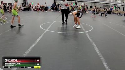 110 lbs Placement (4 Team) - Adam Lopez, Mat Assassins Black vs Trenton Clark, Headhunters