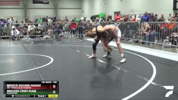 125 lbs Cons. Round 3 - Brecken Crist-Funk, Manhattan vs Brodye Kocher-Munoz, WR- Topeka Blue Thunder