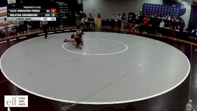 100 lbs. Cons. Semi - Alex Gregorio-perez, DeKalb vs Milayna Drummond, DeSoto