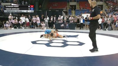 105 lbs Cons. Semis - Kyrstan Perez, Oklahoma vs Grace Jawulski, Florida