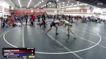 165 lbs Cons. Semi - Carter Peterson, GI Grapplers vs Aiden Cote, Wrestling With Character