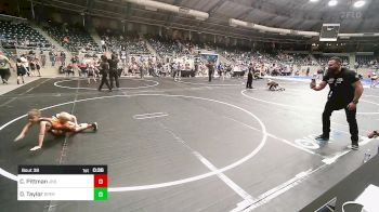 55 lbs Consi Of 8 #1 - Ct Pittman, Jenks vs Dakota Taylor, Sperry Wrestling Club