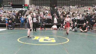 122-H lbs Round Of 32 - Liam Vance, Boyertown vs Patrick Fish, Rocky Point HS