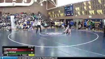 106 lbs Semifinal - Coda Nichols, Lowry vs Camden Jensen, Elko