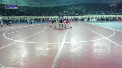 110 lbs Consi Of 16 #2 - Sydney Coffey, Mustang Middle School vs Lexi Hull, Westmoore Wresting