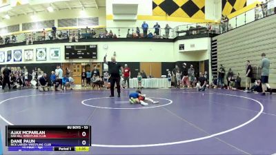 53 lbs Champ. Round 1 - Ajax McParlan, Oak Hill Wrestling Club vs Dane Paun, Rick Larsen Wrestling Club