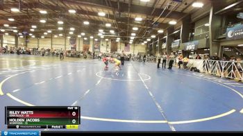 130 lbs Rd# 1 9:00am Friday - Riley Watts, Iowa Black vs Holden Jacobs, Scorpions