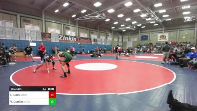 150 lbs Consi Of 32 #2 - Isaac Black, Madera vs Vladamir Cuellar, Reedley