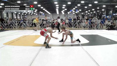 106 lbs Rr Rnd 1 - Jaydyn Schommer, Nebraska Blue - HSB vs Mason Norander, MICHIGAN MAFIA WC - HSB