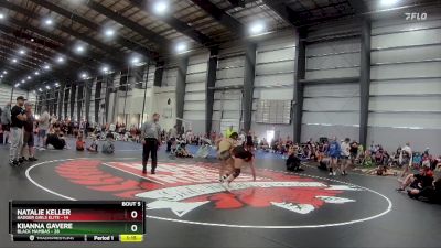 127 lbs Semis - R1 Wb - Kiianna Gavere, Black Mambas vs Natalie Keller, Badger Girls Elite