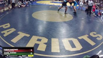 218 lbs Cons. Round 2 - Fabian Martinez, G-Style Wrestling vs Daniel Barnes, Clovis High