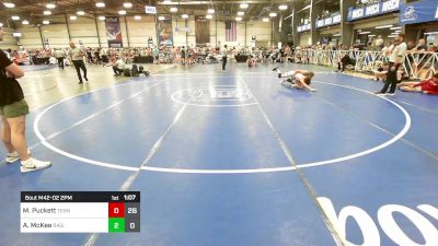 145 lbs Rr Rnd 2 - Malachi Puckett, Tennessee Wrestling Academy vs Austin McKee, Ragin Raisins Niagara