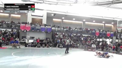 120 lbs Round Of 32 - Neko Passaro, Bunnell vs Jameson Grant, Bacon Academy