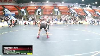 125 lbs Quarterfinal - Joshua White, Roundtree Wrestling Academy vs Roberto De Jesus, Lake Gibson