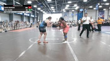 235 lbs Rr Rnd 2 - Kate Osakwe, MetroWest United vs Lily Clark, Indiana Outlaws Teal