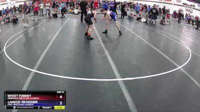 113 lbs Cons. Round 2 - Wyatt Forney, Nebraska Wrestling Academy vs Landon Reasoner, MWC Wrestling Academy