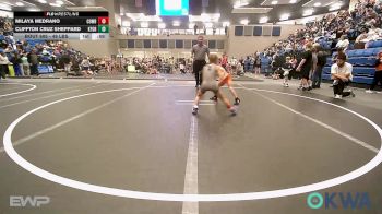 49 lbs Rr Rnd 1 - Milaya Medrano, Cowboy Wrestling Club vs Cliffton Cruz Sheppard, Kingfisher YellowJackets