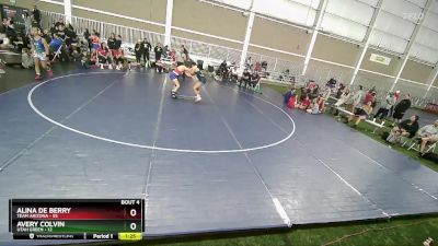 140 lbs Placement (4 Team) - Avery Colvin, Utah Green vs Alina De Berry, Team Arizona