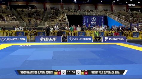 Wesley Felix Oliveira Da Silva vs Windson Alves De Oliveira Torres 2025 Pan Jiu Jitsu IBJJF Championship