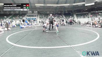 43 lbs Rr Rnd 1 - Walker Williams, TTWC Blue vs Braxton Shackelford, Prime Wrestling