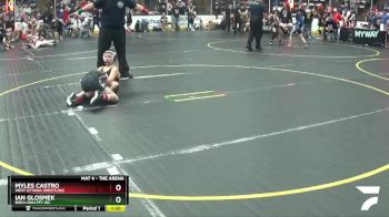 75 lbs Champ. Round 2 - Ian Glosmek, Birch Run PFY WC vs Myles Castro, West Ottawa Wrestling