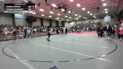 215 lbs Quarterfinal - Samuel Stevens, Georgia vs Thomas Dougherty, Georgia