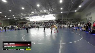 265 lbs Round 2 - Keisel Hebdon, Wyoming Underground vs Matthew Alles, Millville