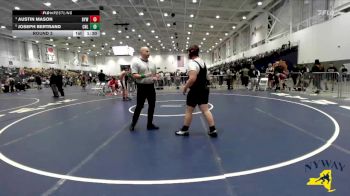 210 lbs Round 3 - Austin Mason, BH-BL Youth Wrestling vs Joseph Bertrand, Club Not Listed