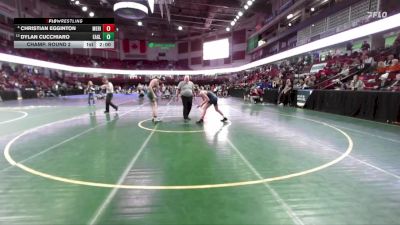 150 lbs Champ. Round 2 - Dylan Cucchiaro, Eagle vs Christian Egginton, Meridian