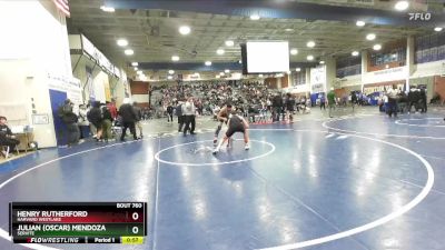 126 lbs Cons. Round 2 - Henry Rutherford, Harvard Westlake vs Julian (Oscar) Mendoza, Servite