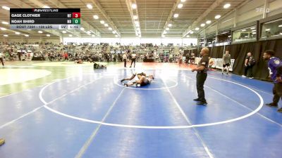 138 lbs Round Of 64 - Gage Clothier, MT vs Noah Shird, MD