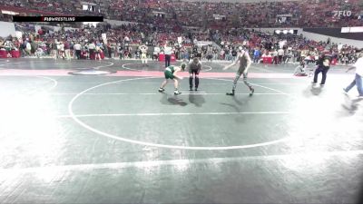 125 lbs Cons. Round 2 - Malcolm Leeman, Shiocton vs Tiberius Deane, AF Green Demons