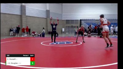 129 lbs Cons. Round 6 - Hunter Douglas, Homestead vs Colton Russell, Pursuit Wrestling Club