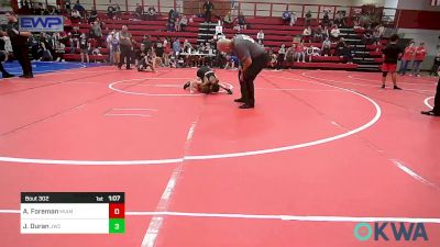 67 lbs Rr Rnd 1 - Anthony Foreman, Miami vs Jett Duran, Jay Wrestling Club