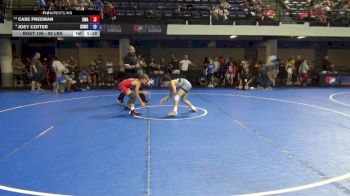 92 lbs Champ. Rd Of 16 - Case Freeman, Sebolt Wrestling Academy vs Joey Cotter, South Side Wrestling Club