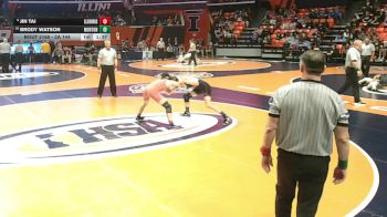 2A 144 lbs Cons. Round 1 - Brody Watson, Morton vs Jin Tai, Glen Ellyn (Glenbard South)