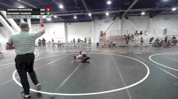 65 lbs 2nd Place - Jackson Escarcega, Manu WC vs Nathaniel Vasquez, Mantanona TC